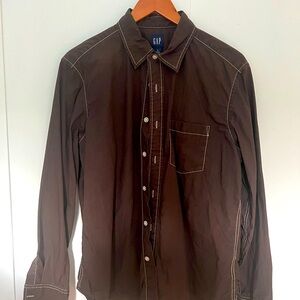 Gap - Men’s Long Sleeve Button Down Cotton Shirts Size Medium
